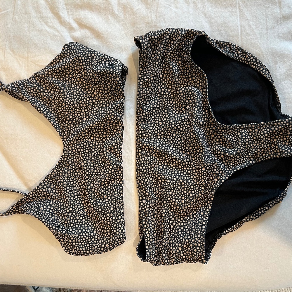 Black and Yellow Albion Fit Swimsuit